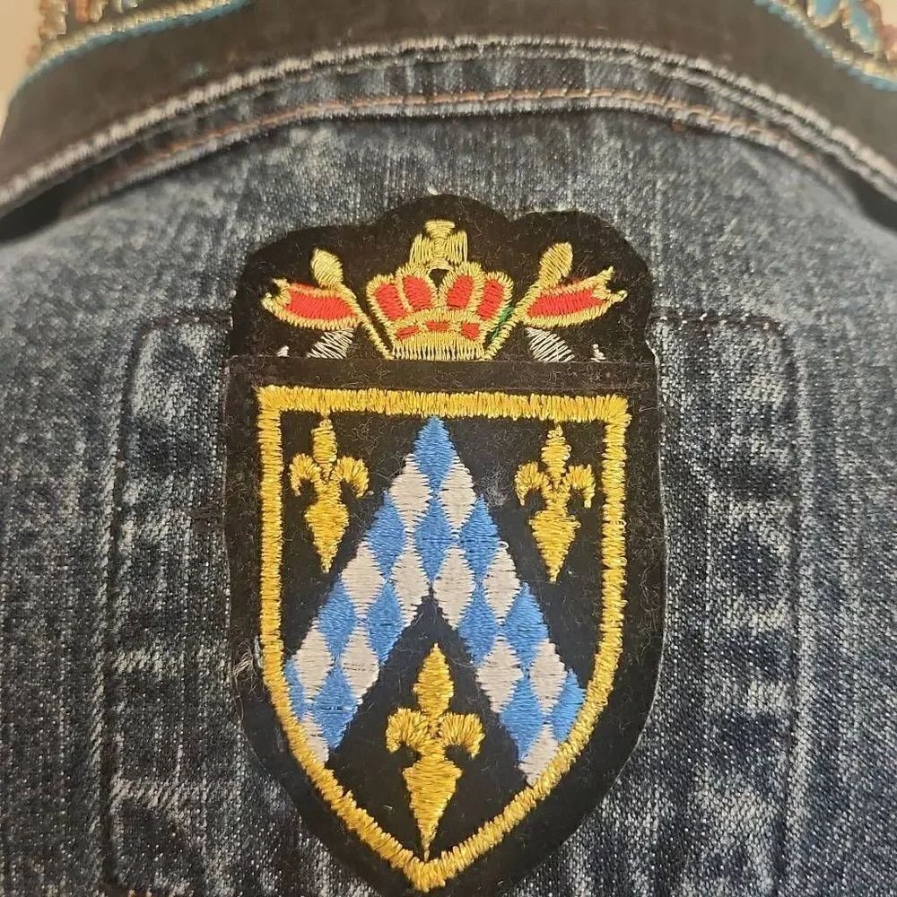 High Sierra Custom Upcycled Denim Jacket, - Picture 10 of 11